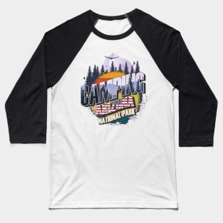 Camping Arizona National Park Vintage USA Best gift for campers Adventure outdoor Baseball T-Shirt